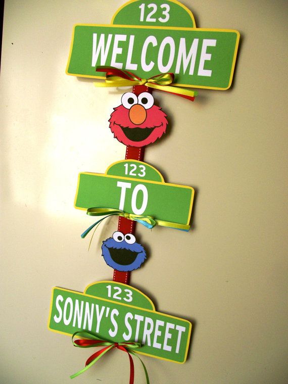 Sesame Street signage